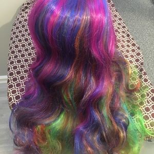 Multi Colored Wig